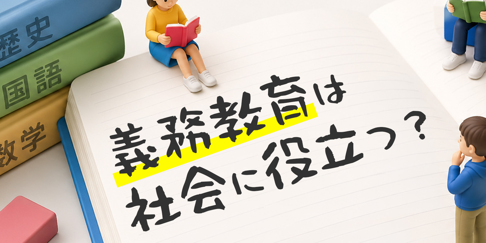 義務教育は社会に役立つ？｜歴史や因数分解の知識が活きる瞬間とは